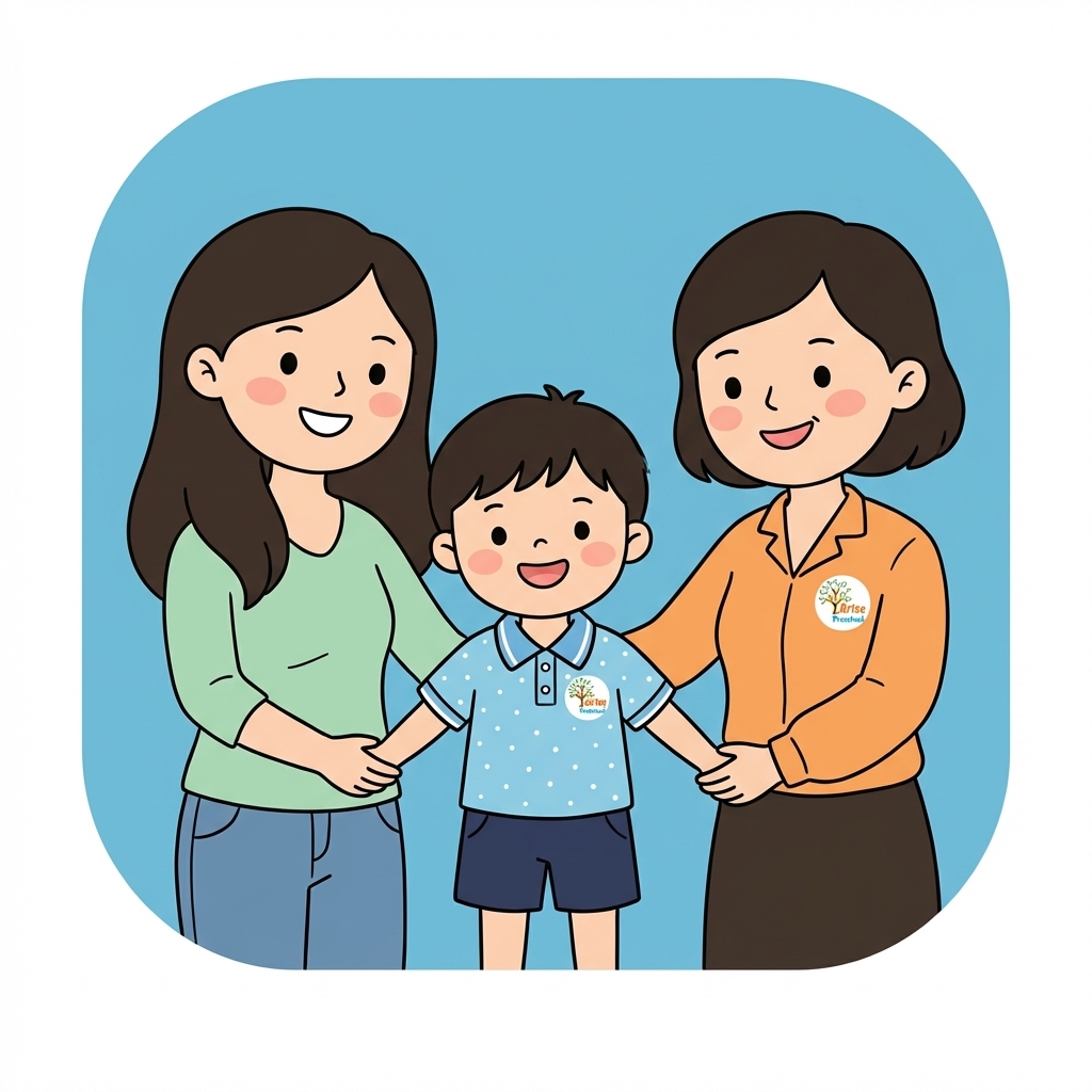 A teacher and child at Arise